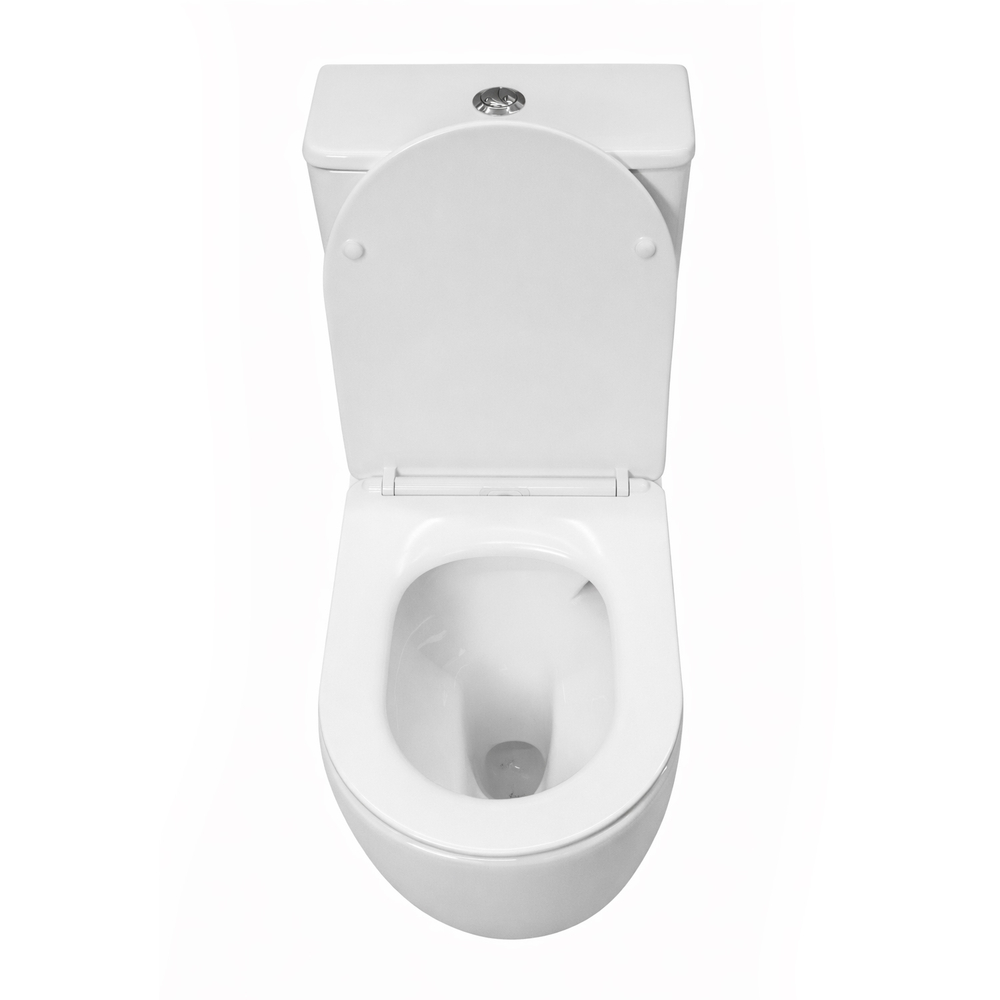 Унитаз-компакт безободковый WAVE ЛАГУНА/NOVA Торнадо 1.0, гор,ниж, 2-кн.арм, дюро, м/л, быстр