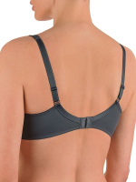 Тесный бюстгальтер с кружевом и змеиным принтом (Размер: 85E) (Цвет: серый)