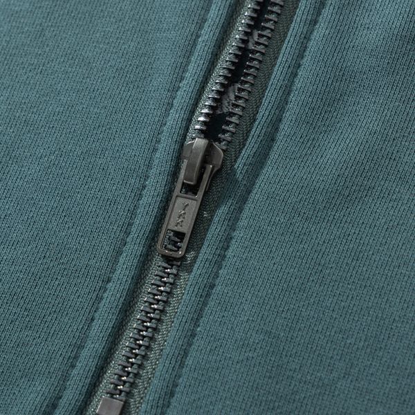 Худи PUFF Half Zip Серо-Зеленый - фото 9