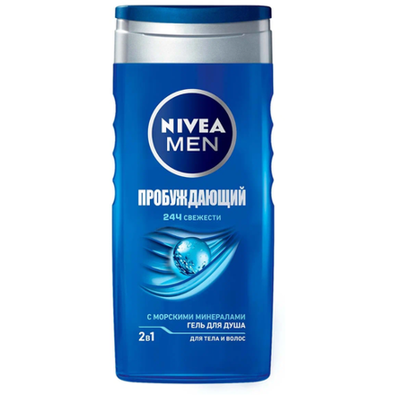 Гель для душа Nivea Men Пробуждающий 250 мл