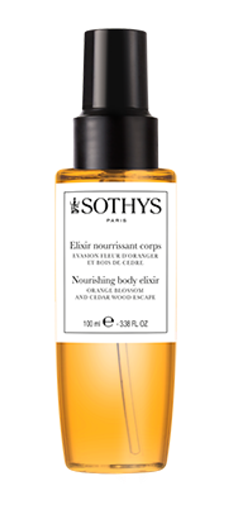 Nourishing Body Elixir. Orange Blossom And Cedar Escape