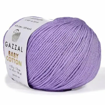 Пряжа GAZZAL Baby Cotton 50гр. 165 м цв. 3420