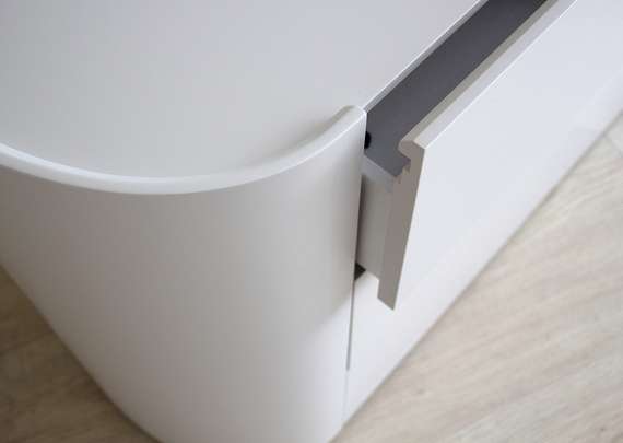 Комод Lagom 3 ящика ширина 120 см (дымка)