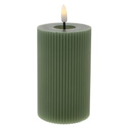 GAEM Изделие декоративное "Свеча" (подсветка, 2xААА н/п), D 7.5 см, L7,5 W7,5 H17 см