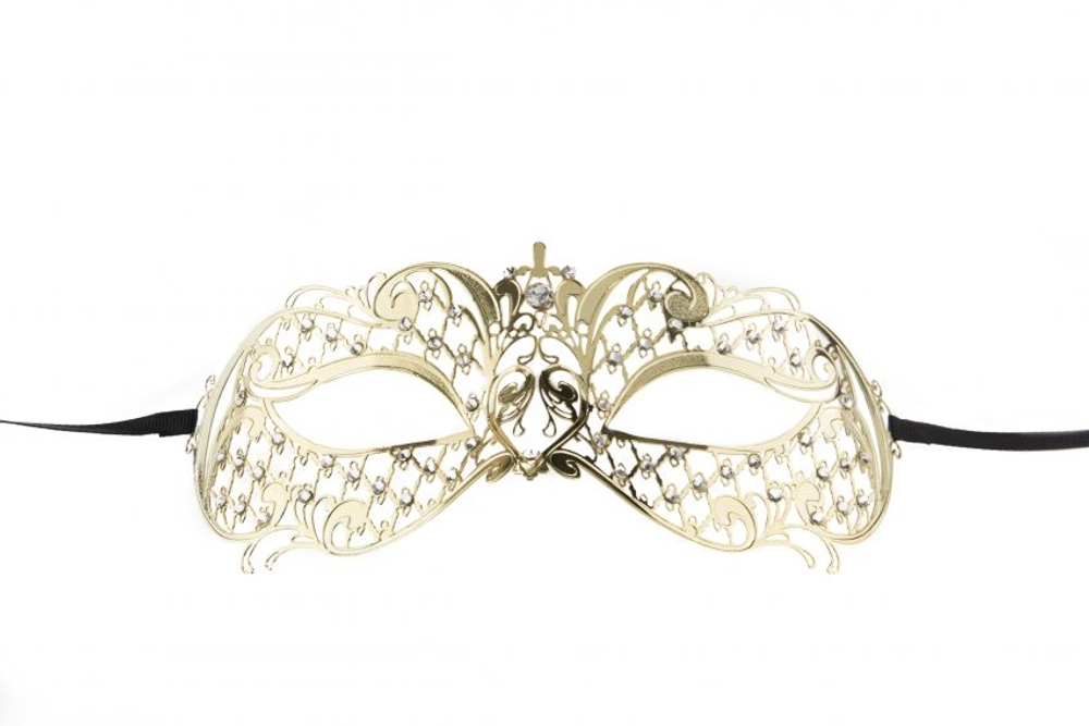 Золотистая маска Angel Masquerade Mask (Цвет: золото)