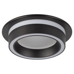 Светильник встраиваемый ЭРА DK116 BK под лампу GX53 черный | Встраиваемые светильники Для ламп GX53