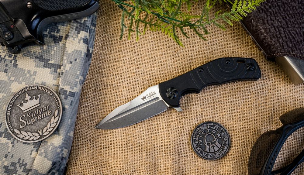 Складной нож Bloke Z Elmax StoneWash