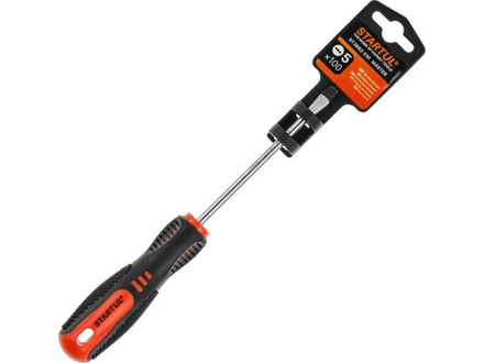 Отвертка "-" 5,0х100мм SL STARTUL MASTER (шлицевая Slotted, двухкомп. рукоятка Anti-Slip)