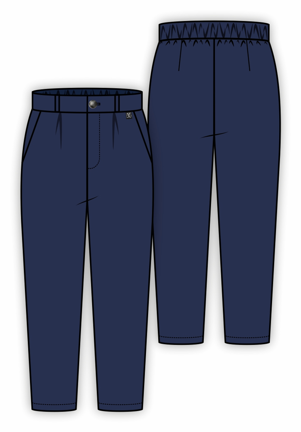 Брюки классика Dark blue