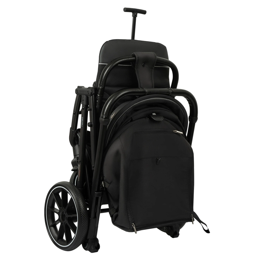 Коляска прогулочная Indigo Delta+ 2026 (черный)