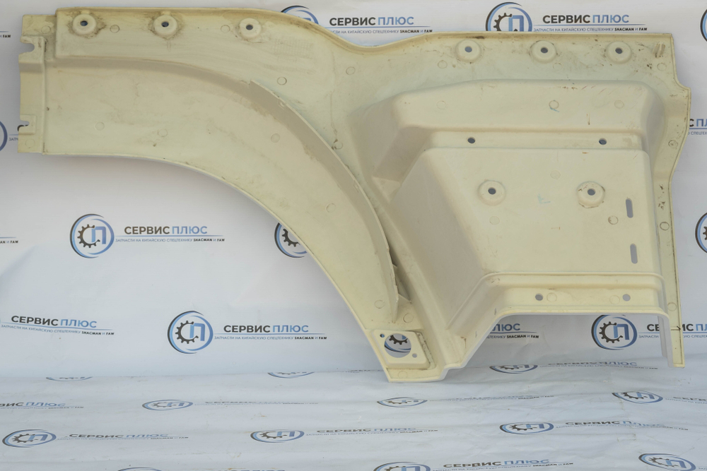 Крыло БЕЛОЕ SHAANXI SHACMAN X3000 длинное с подножкой левое DZ14251240011