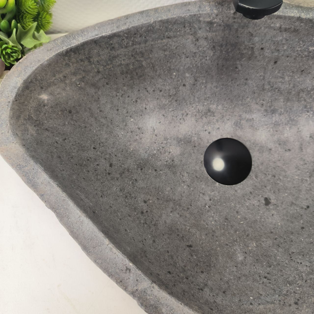Раковина из речного камня RS-63683 (53*39*15) 0122