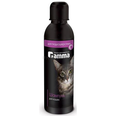 Шампунь для гладкошерстных кошек 250мл., Gamma