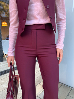 Брюки Элеганс винный