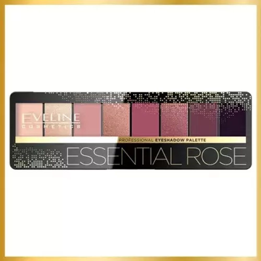 EVELINE Eyeshadow Professional Palette Тени для век 8 тонов 05 ESSENTIAL ROSE (*3*18)