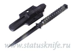 Нож Microtech ADO 115-3GC Green Camo Dagger Fixed Full Serrфотография - 7