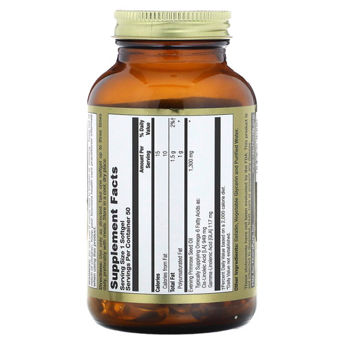 LifeTime Vitamins, Масло семян примулы вечерней, 1300 мг, 50 мягких таблеток