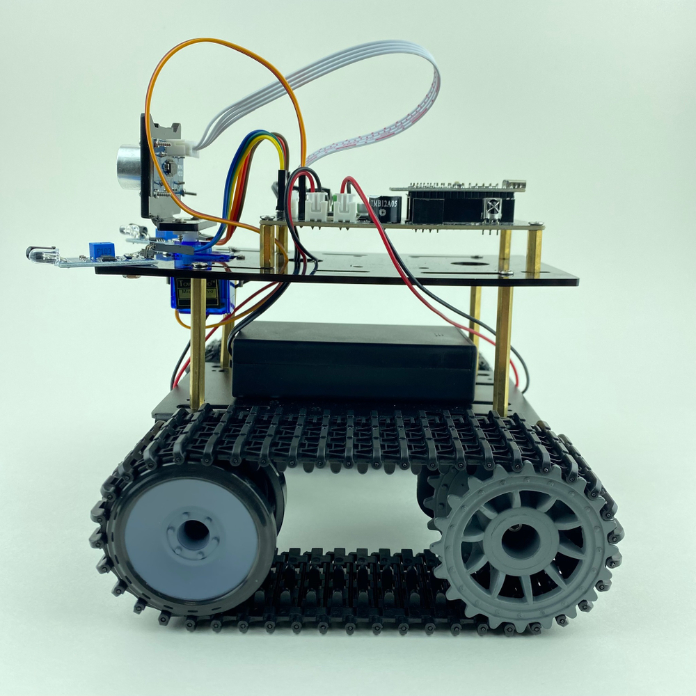 Набор для моделирования гусеничного танка на Ардуино (Tank kit arduino)