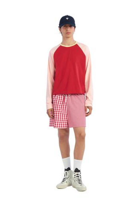 ZARA X BENITO ANTONIO ПЛАВКИ СРЕДНЕЙ ДЛИНЫ В КОМБИНИРОВАННУЮ КЛЕТКУ, КРАСНЫЙ/БЕЛЫЙ