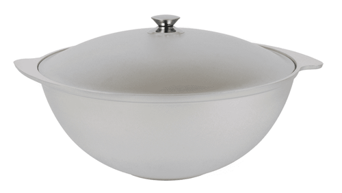 Казан Kukmara алюминиевый 9 литров с крышкой и плоским дном, без покрытия