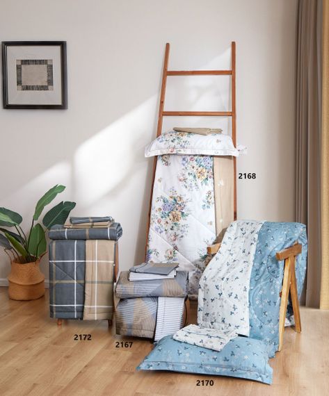 Постельное белье с одеялом Asabella 2170 в цветочек