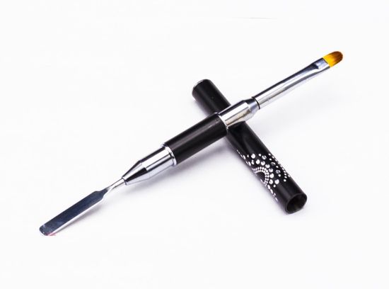 Кисть для акригеля со шпателем