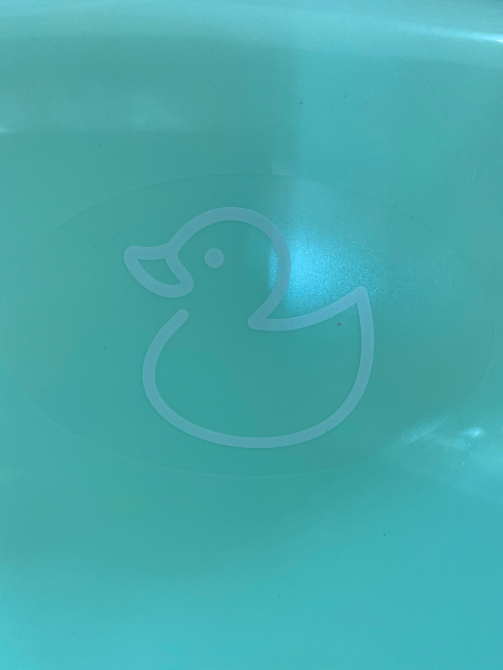 Ванна детская "Уточка" со сливом 102см (light green-салатовый)