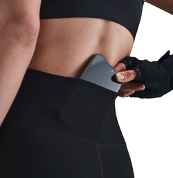 Леггинсы Nike One High Waist Full Length - black/white