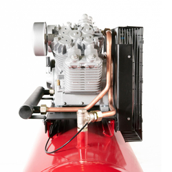 Компрессор ROSSVIK СБ4/Ф-500.LТ100/16-7,5, 1000 л/мин, 16 бар, ресивер 500 л, 380 В/7,5 кВт, красный