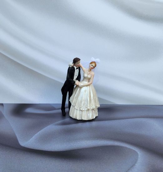 Свадебные фигурки "Жених и невеста" на торт