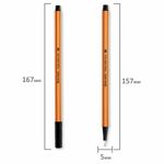 Ручка капиллярная (линер) ЧЕРНАЯ, BRAUBERG "FINE 040", шестигранная, линия письма 0,4 мм, 144139