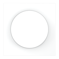 Накладка для светорегулятора поворотно-нажимного, S70 (белый матовый)