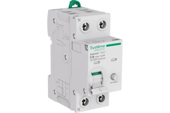 Автомат дифференциального тока Systeme Electric 2П 16А/30мА АС 2дин 40988