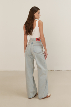 Джинсы STRAIGHT, голубые