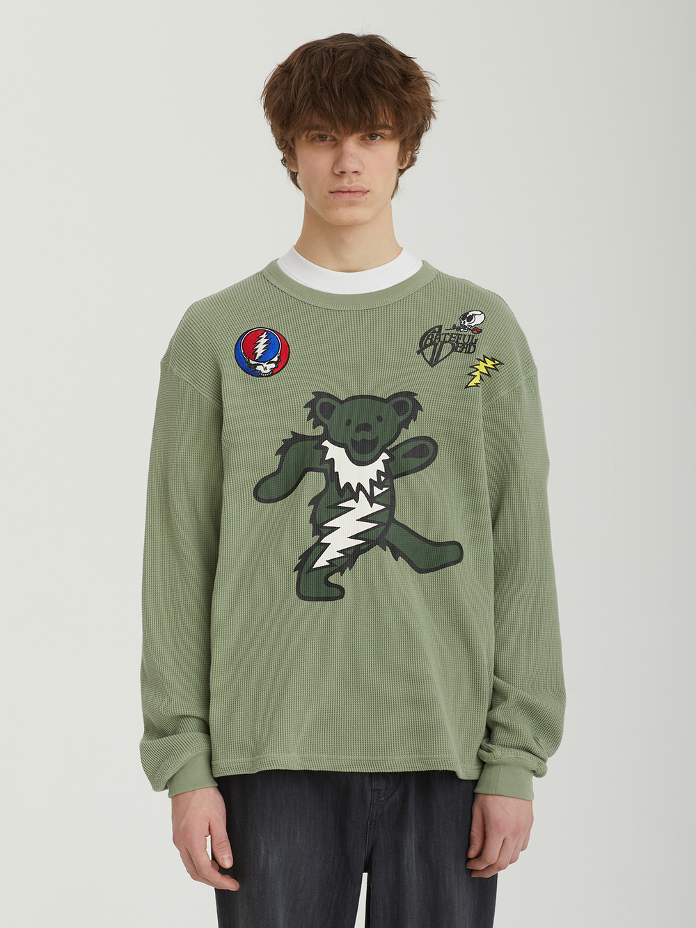 Мужской Лонгслив Gd Peace Bears Waffle