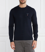 Хлопковый свитер Aeronautica Militare - темно-синий(MA1388L415)