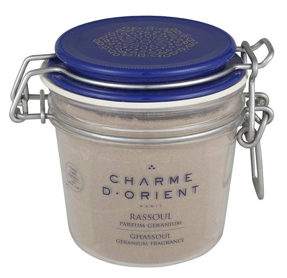 CHARME D'ORIENT Маска минеральная «Рассул» с ароматом герани Rassoul parfum géranium 250 гр