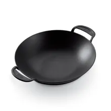 Чугунный вок Weber Crafted с корзиной для приготовления на пару