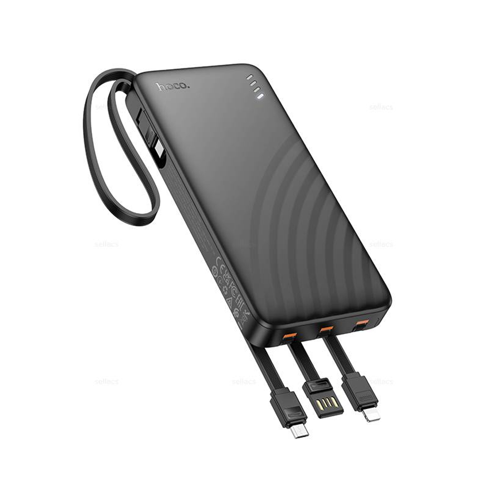Hoco J146 Night tide портативный аккумуляторс 4 кабелями (10000mAh)