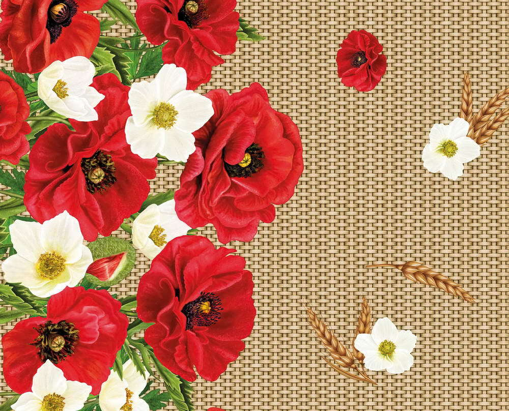 Клеенка MIRELLA 140см*20м ПВХ на нетканной основе, 149A