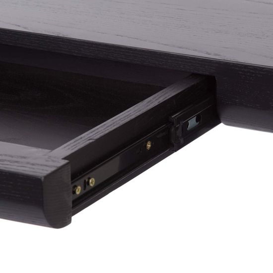 Письменный стол Salmon 128х50 черное дерево