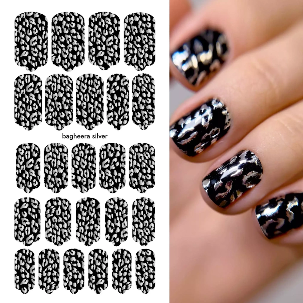 Пленки для маникюра Provocative Nails bagheera silver