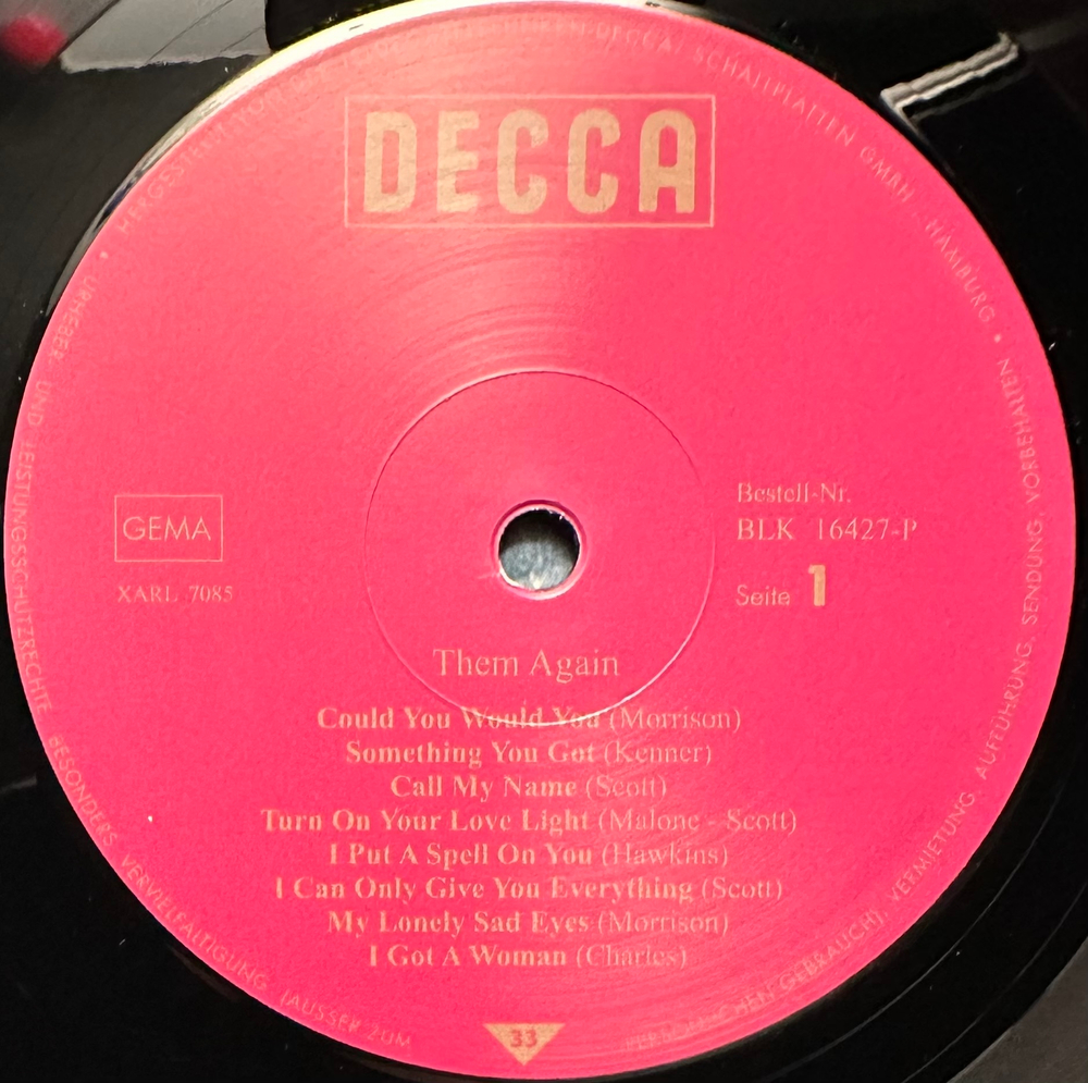 Them- Again (Европа)