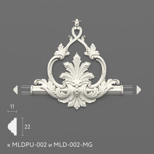 Вставка к молдингу MLDPU-2-2.1