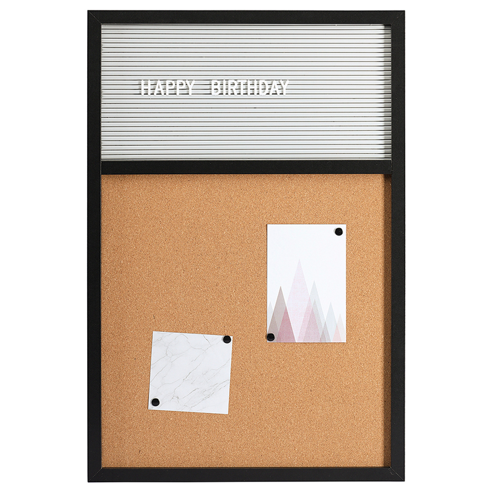 Доска для заметок memo, 40х60 см, черная