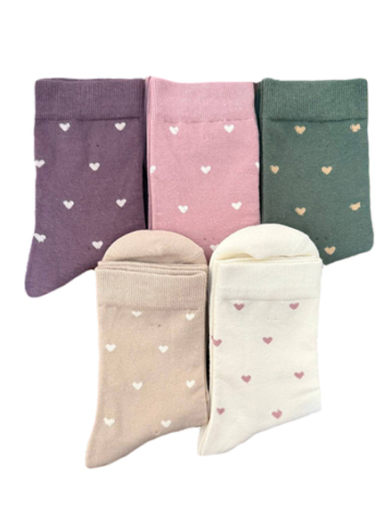 Носки р.35-40 "Love" Комплект - 5 пар
