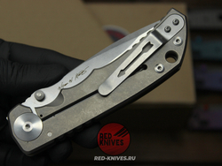 Нож Spartan Blades Harsey Titanium - рукоять серый титан + сухарь