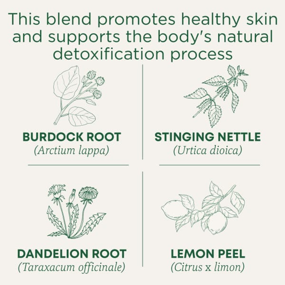 Traditional Medicinals, Organic EveryDay Detox®, со вкусом лимона, без кофеина, 16 упакованных чайных пакетиков, 24 г (0,85 унции)