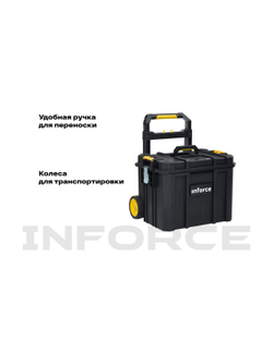 Ящик на колесах Inforce с возможностью объединения в систему MODULAR SYSTEM 06-20-13
