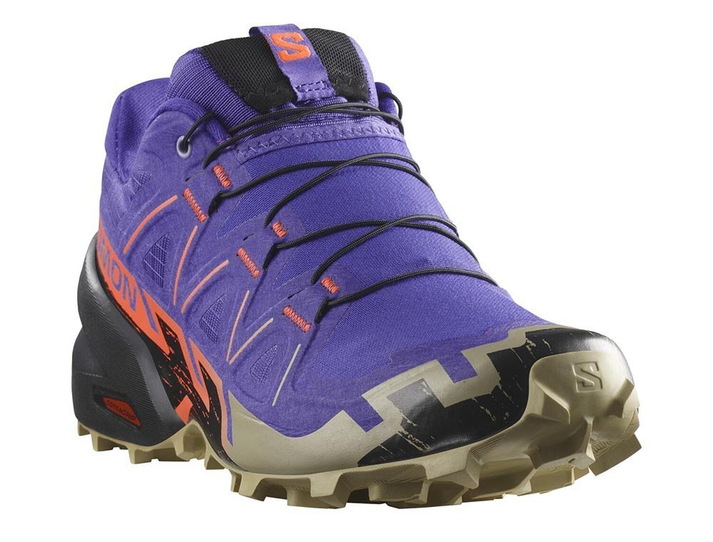 Кроссовки для бега женские Salomon Speedcross 6 W Фиолетово-Оранжевые